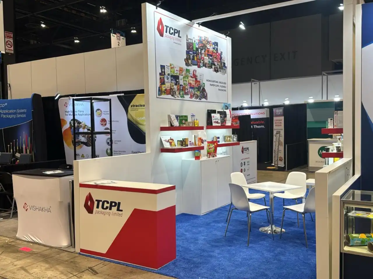 Pack Expo 2024 USA trade show booth design TCPL